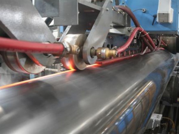 Steel pipe weld sensation heating annealing